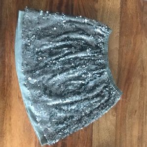 Girls Lands’ End Kids Sequin Skirt